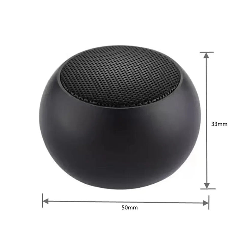 Caixa de Som Metálica Bluetooth 5.3 Portátil Compacta