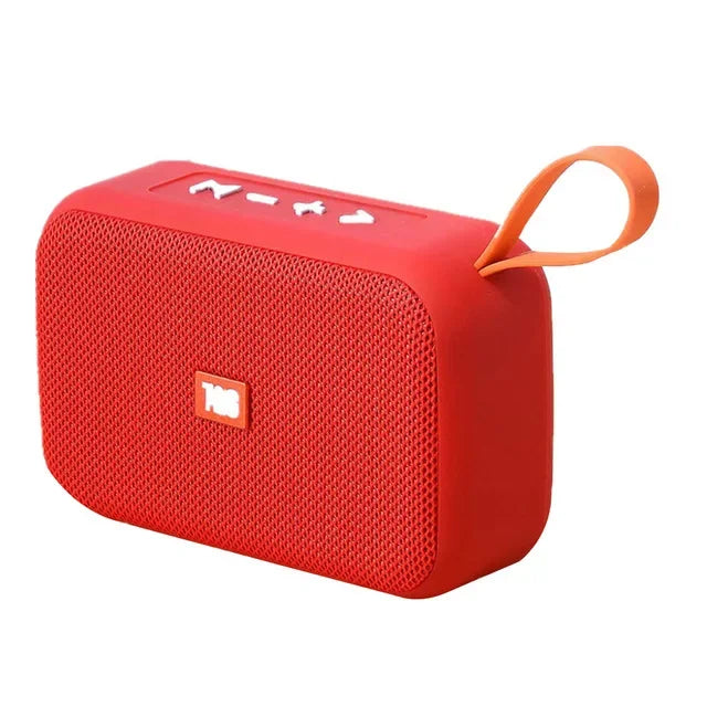 TG506 mini soundbar Bluetooth com rádio FM TWS cartão TF AUX USB grave reforçado bateria 400 mAh e viva-voz para música em qualquer lugar