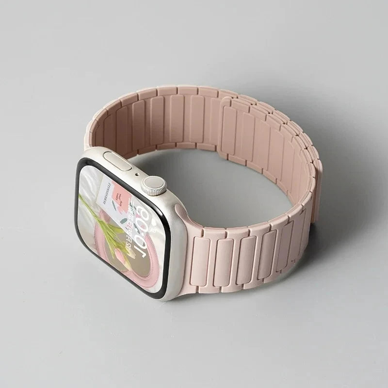 Pulseira Silicone Magnética Apple Watch Ultra e Series