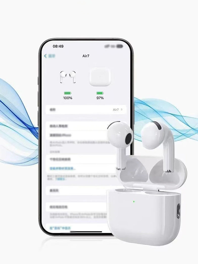 Air Pro TWS com ANC e modo transparência Bluetooth 5.3 armadura balanceada gestos touch Siri Android iPhone estojo compacto