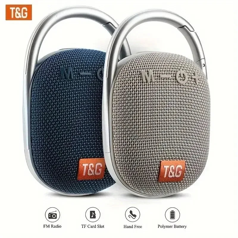 TG321 caixa de som Bluetooth 5.3 com TWS LEDs FM USB TF 5 W IPX à prova d’água mini woofer portátil para festas em qualquer lugar