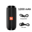 T&G TG117 Caixa Bluetooth 5.3 IPX com Rádio e Cartão TF