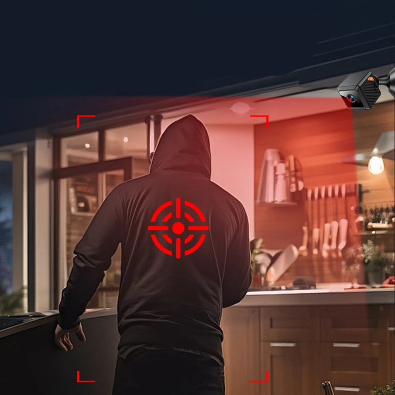 Câmera W02 Mini 1080p com Visão Noturna e Movimento