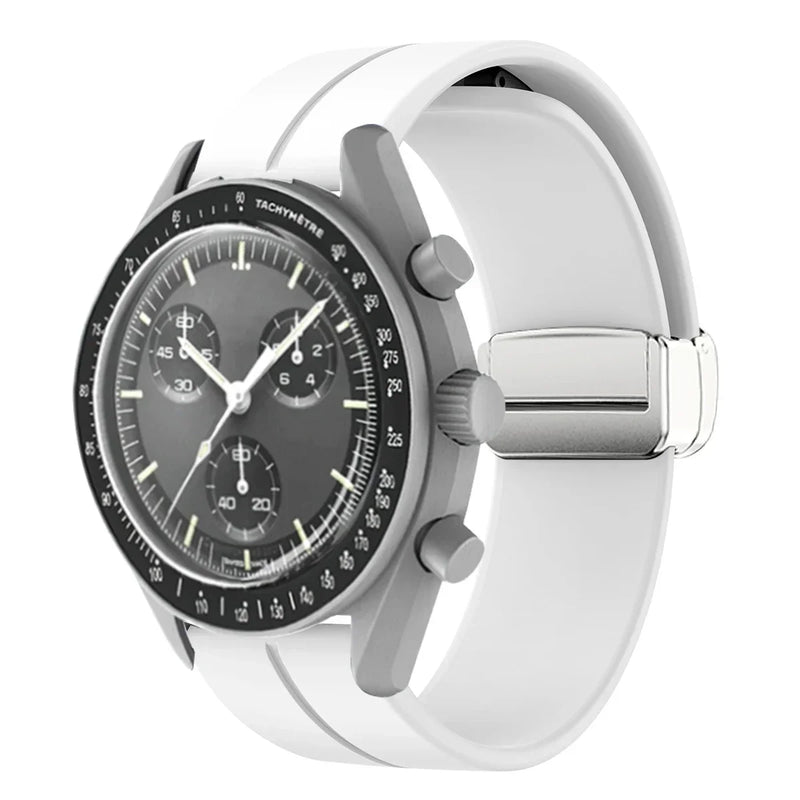 Pulseira Silicone Magnética Omega X Swatch MoonSwatch