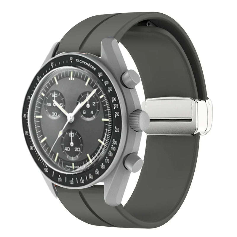 Pulseira Silicone Magnética Omega X Swatch MoonSwatch