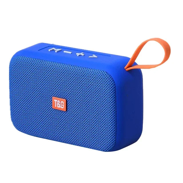 TG506 mini soundbar Bluetooth com rádio FM TWS cartão TF AUX USB grave reforçado bateria 400 mAh e viva-voz para música em qualquer lugar