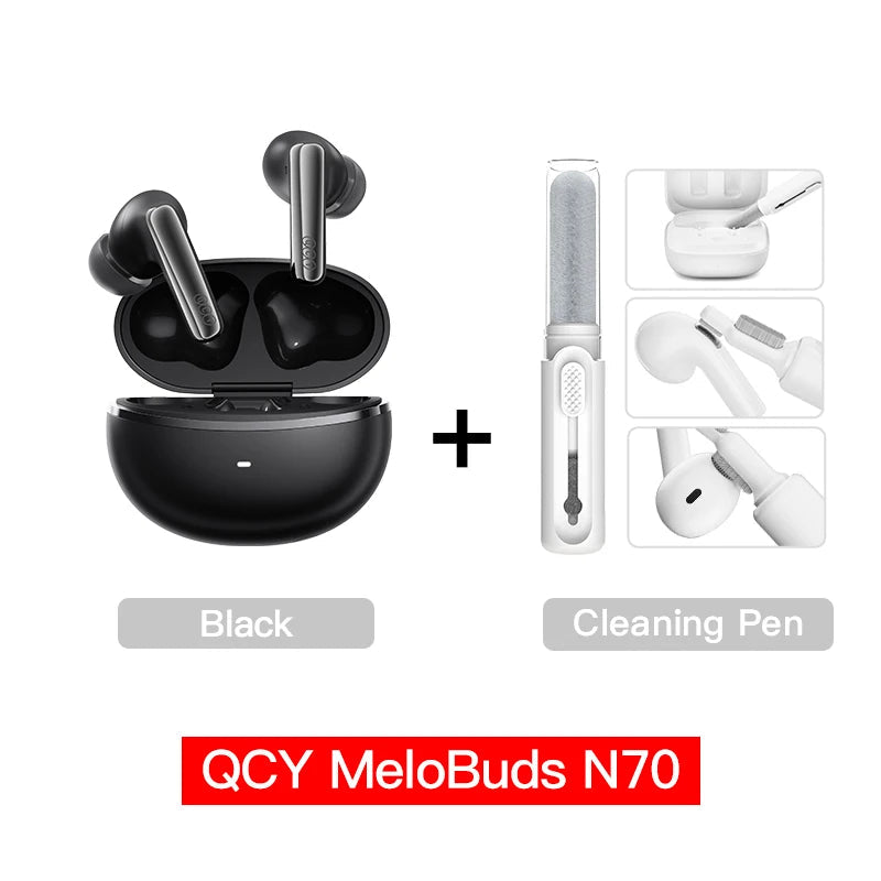Fone QCY MeloBuds N70 ANC LDAC com 50h de Bateria