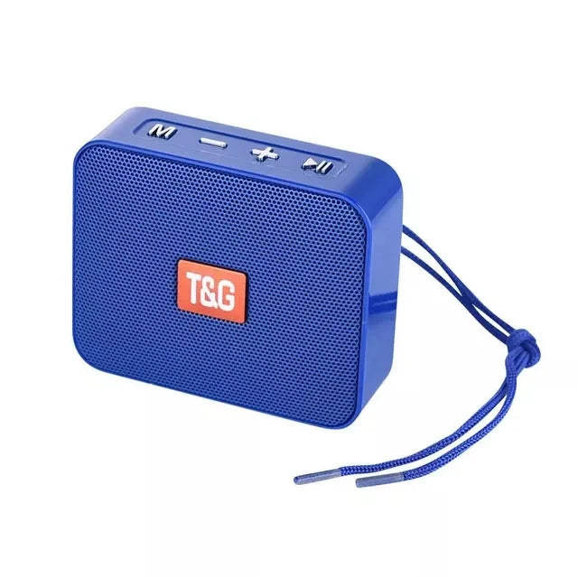 TG166 mini boombox Bluetooth 5.0 com microfone 5 W IPX resistente cartão TF USB mãos livres bateria 500 mAh para música sem complicação