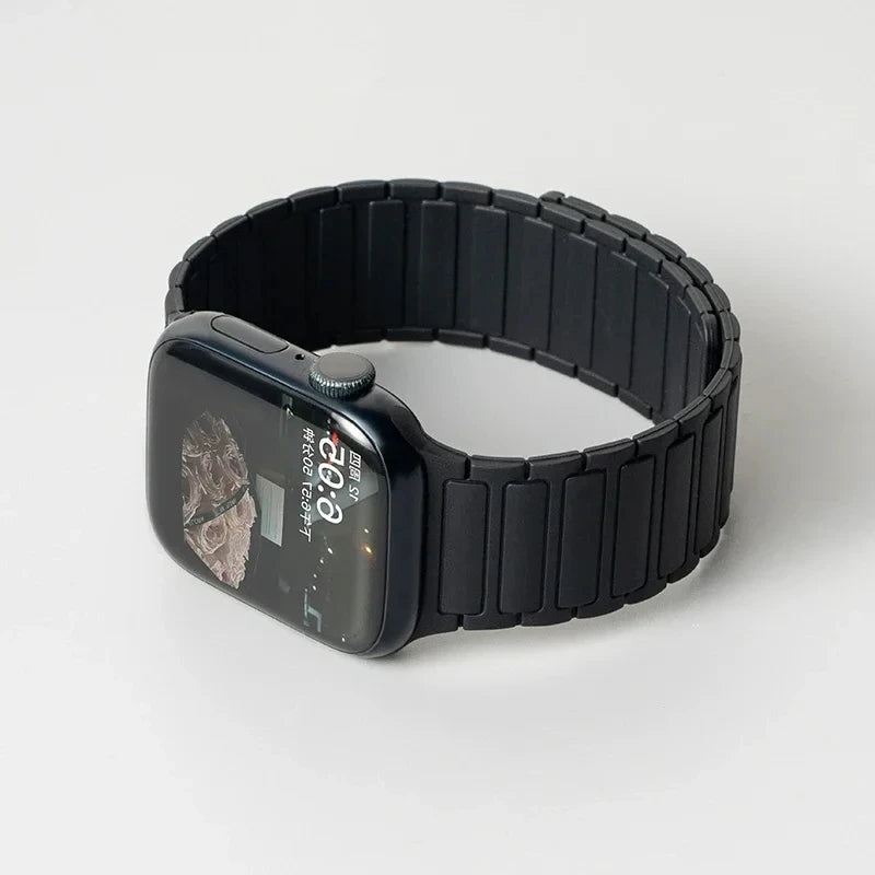 Pulseira Silicone Magnética Apple Watch Ultra e Series