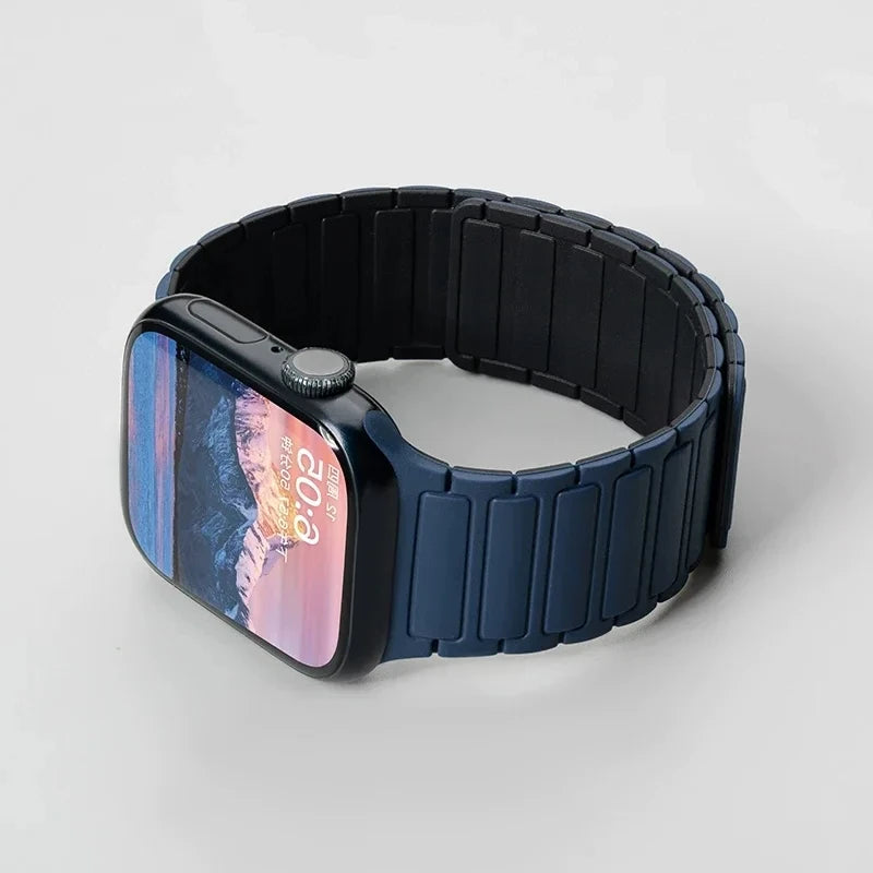Pulseira Silicone Magnética Apple Watch Ultra e Series