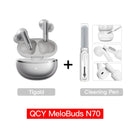 Fone QCY MeloBuds N70 ANC LDAC com 50h de Bateria