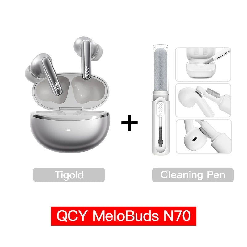 Fone QCY MeloBuds N70 ANC LDAC com 50h de Bateria