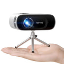 TOPTRO TR26 mini projetor 720p com suporte 1080P, ~300 ANSI, auto keystone, Wi-Fi e Bluetooth, até 200"