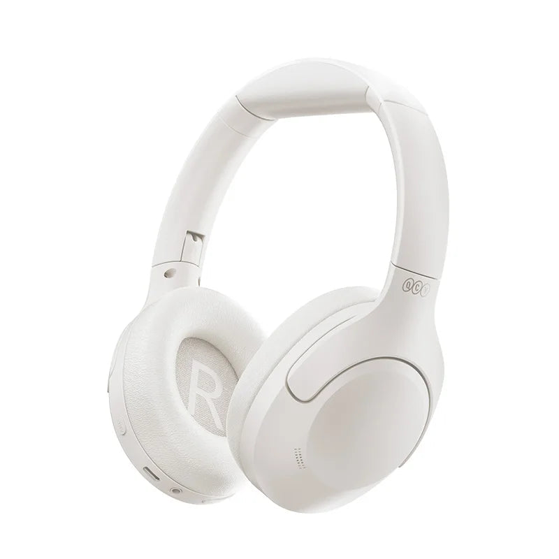 QCY H3 Lite over ear com ANC Bluetooth 5.3 60 h de bateria conforto memória espuma conexão dupla e modo com fio