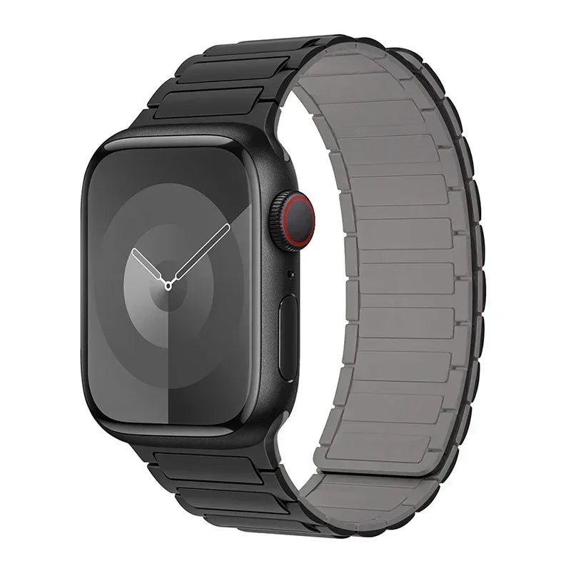 Pulseira Magnética Silicone Apple Watch Confortável