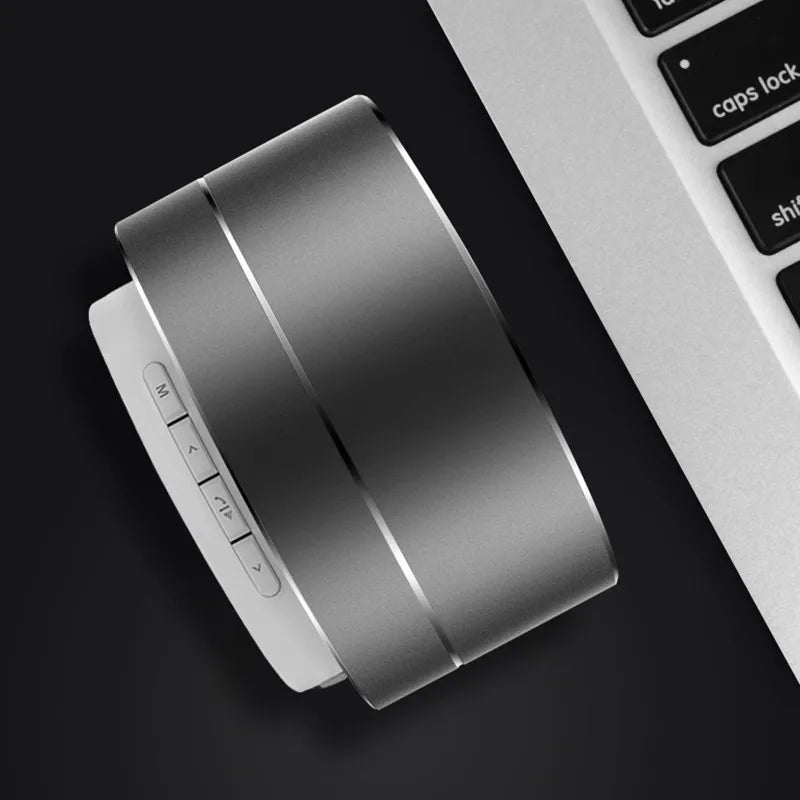 Caixa de Som A10 Bluetooth Metálica Compacta e Potente