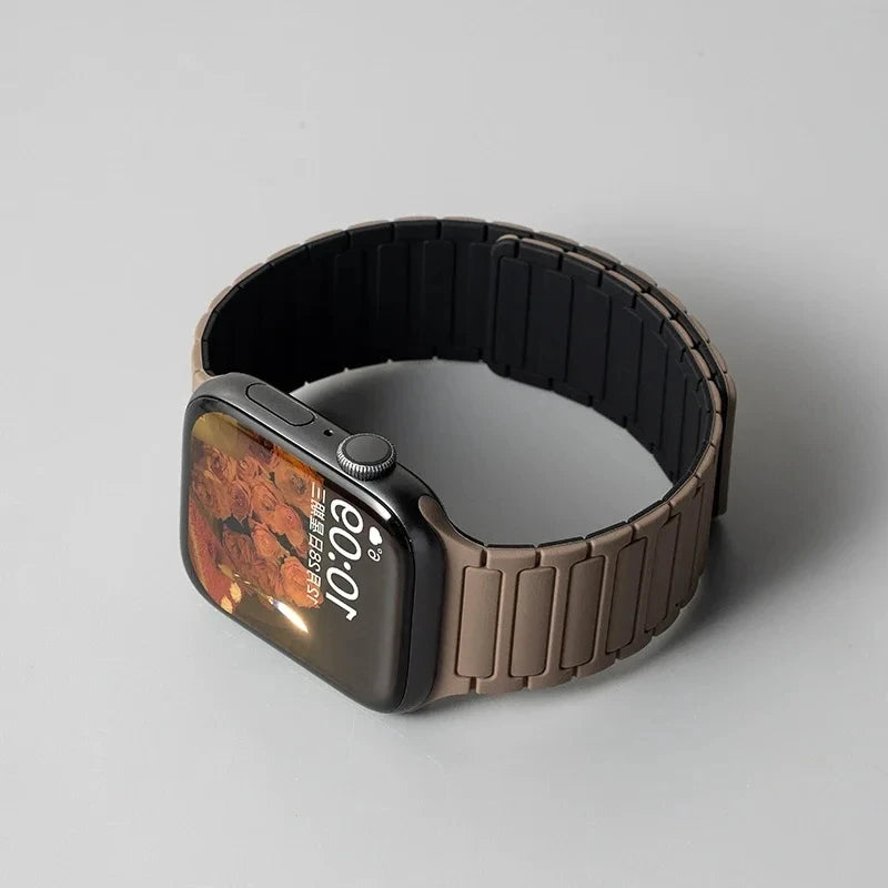 Pulseira Silicone Magnética Apple Watch Ultra e Series