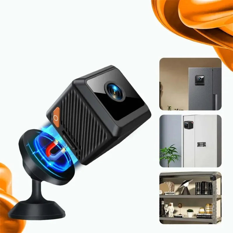 Câmera W02 Mini 1080p com Visão Noturna e Movimento