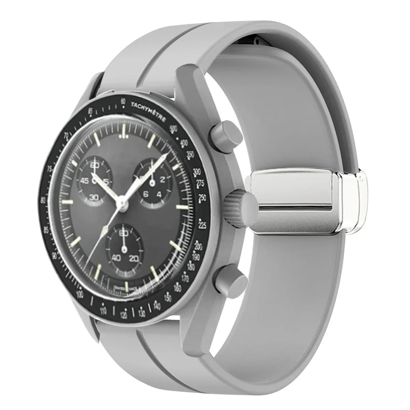 Pulseira Silicone Magnética Omega X Swatch MoonSwatch