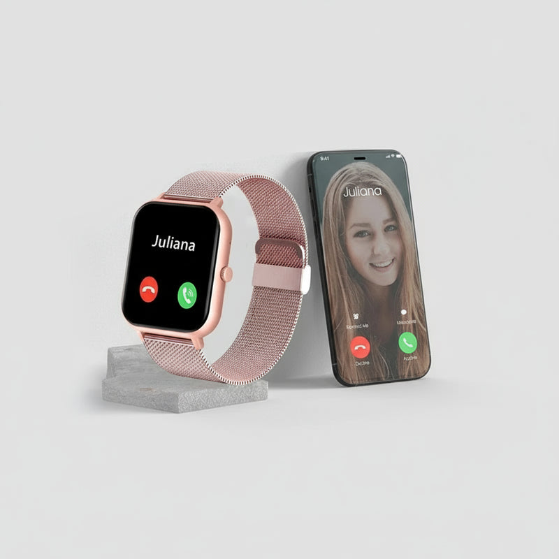 Smartwatch 1.83” Bluetooth IP67 com Saúde Completa