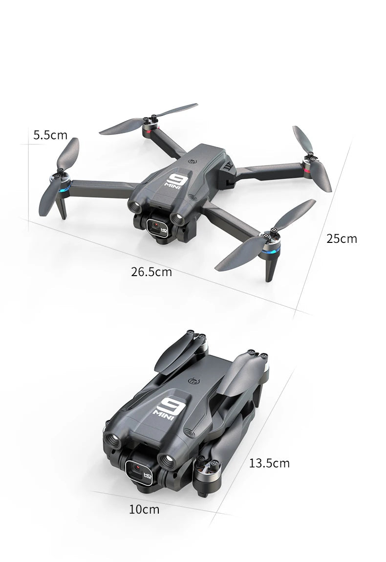 Drone 4K Wi-Fi FPV Brushless com Altitude e Luzes LED
