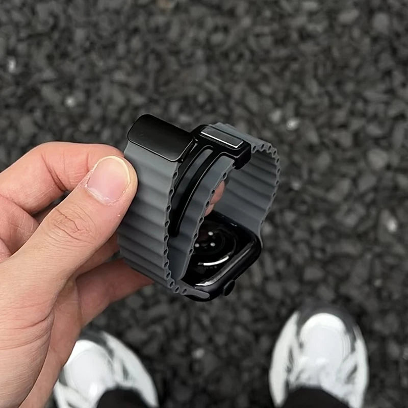 Pulseira Oceano Esportiva Silicone Apple Watch Ultra