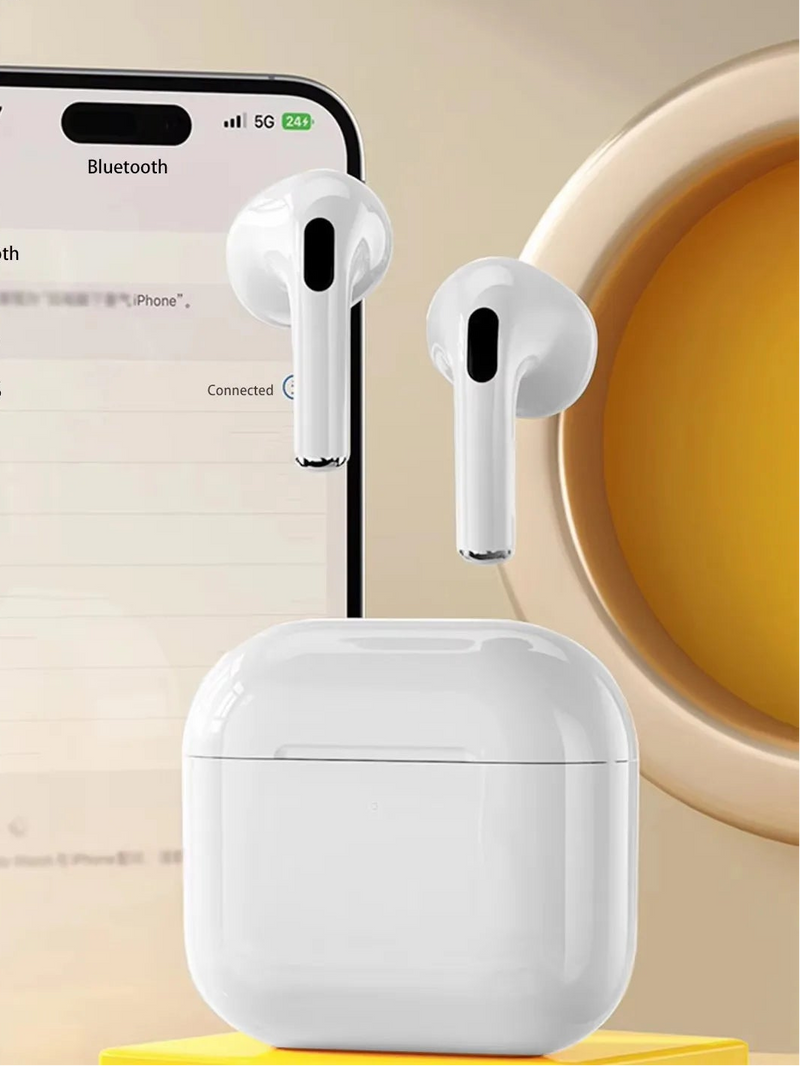Air Pro TWS com ANC e modo transparência Bluetooth 5.3 armadura balanceada gestos touch Siri Android iPhone estojo compacto