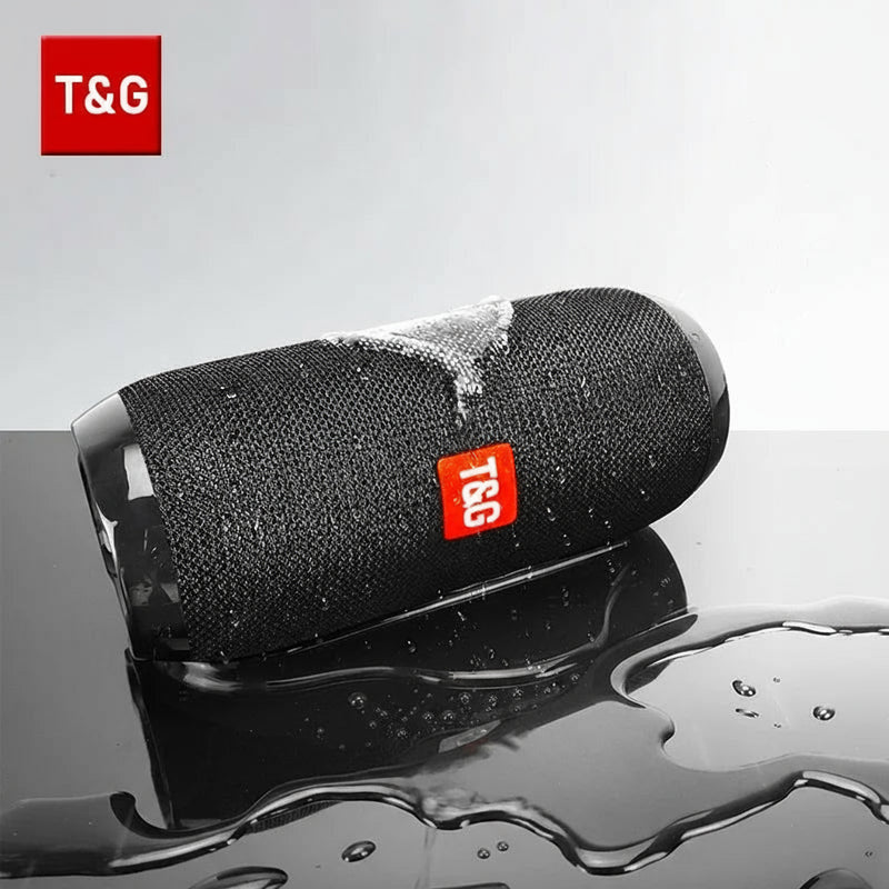 T&G TG117 Caixa Bluetooth 5.3 IPX com Rádio e Cartão TF