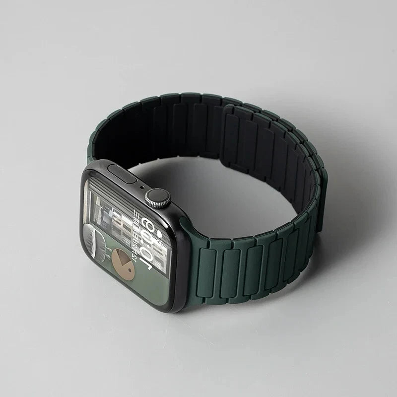 Pulseira Silicone Magnética Apple Watch Ultra e Series