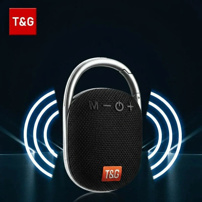 TG321 caixa de som Bluetooth 5.3 com TWS LEDs FM USB TF 5 W IPX à prova d’água mini woofer portátil para festas em qualquer lugar