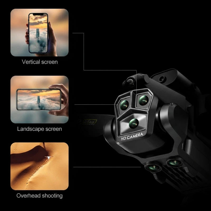 Drone K10 MAX 4K com Prevenção de Obstáculos 360°