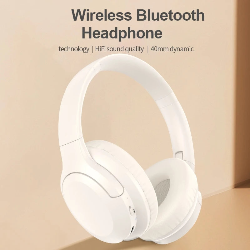 Sunpanda over ear Bluetooth 5.3 leve e dobrável com microfone som equilibrado conforto diário e bateria de longa duração