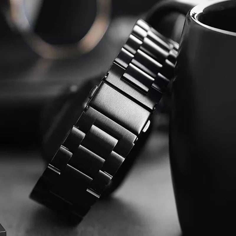 Pulseira Aço Inox Apple Watch com Ajuste de Elos