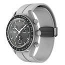 Pulseira Silicone Magnética Omega X Swatch MoonSwatch