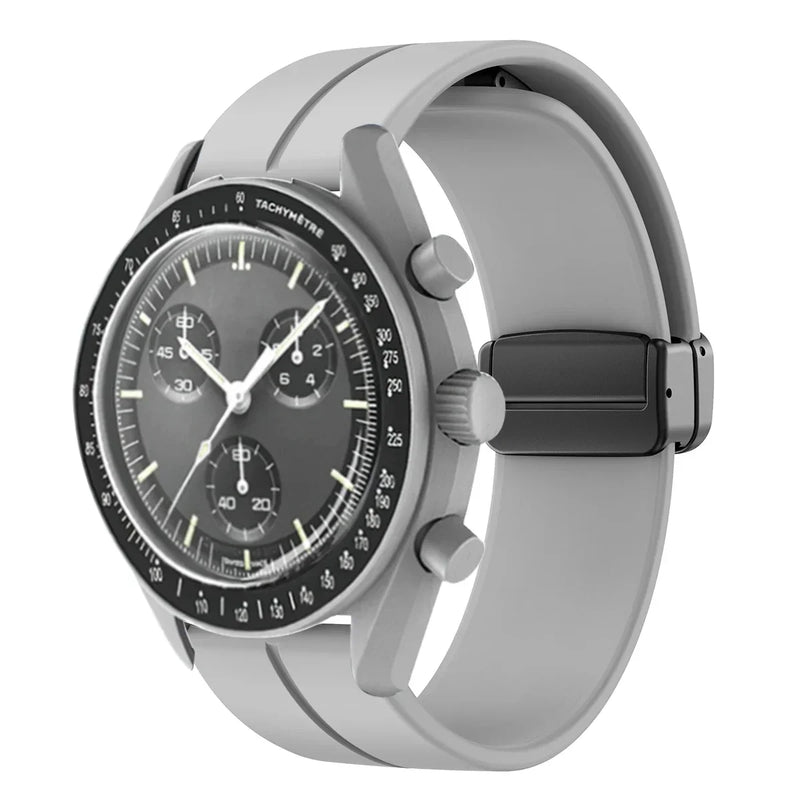 Pulseira Silicone Magnética Omega X Swatch MoonSwatch