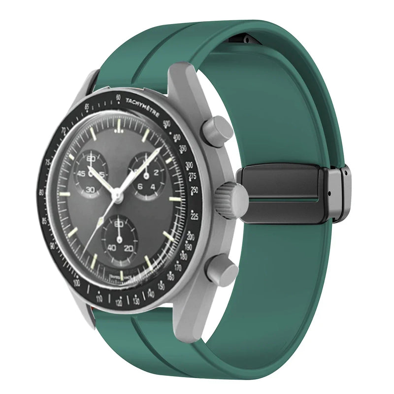 Pulseira Silicone Magnética Omega X Swatch MoonSwatch