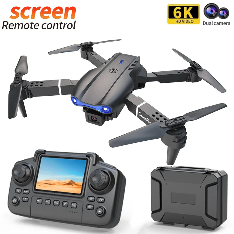Drone E99 PRO 8K com Controle de Tela e Bateria Modular