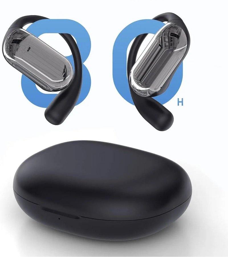 UYUXIO fones tradutor AI em tempo real com 144 idiomas 60 h de uso OWS Bluetooth carregamento sem fio app e ANC para negócios