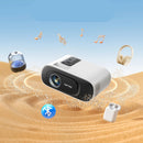 TOPTRO TR26 mini projetor 720p com suporte 1080P, ~300 ANSI, auto keystone, Wi-Fi e Bluetooth, até 200"
