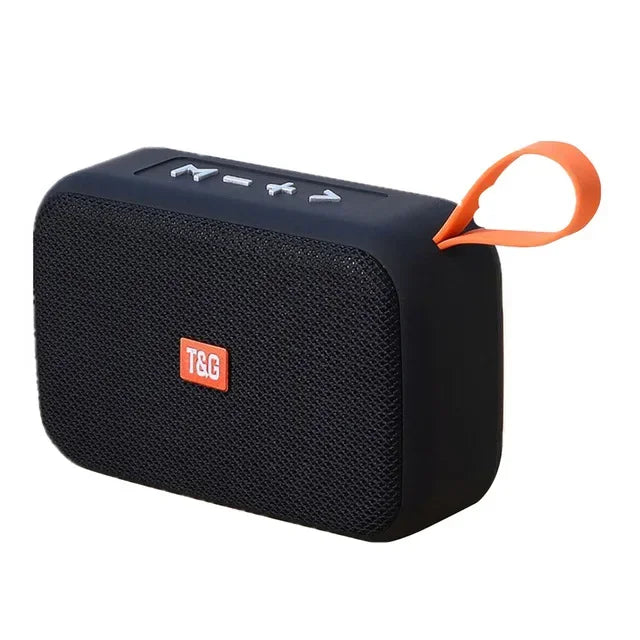 TG506 mini soundbar Bluetooth com rádio FM TWS cartão TF AUX USB grave reforçado bateria 400 mAh e viva-voz para música em qualquer lugar