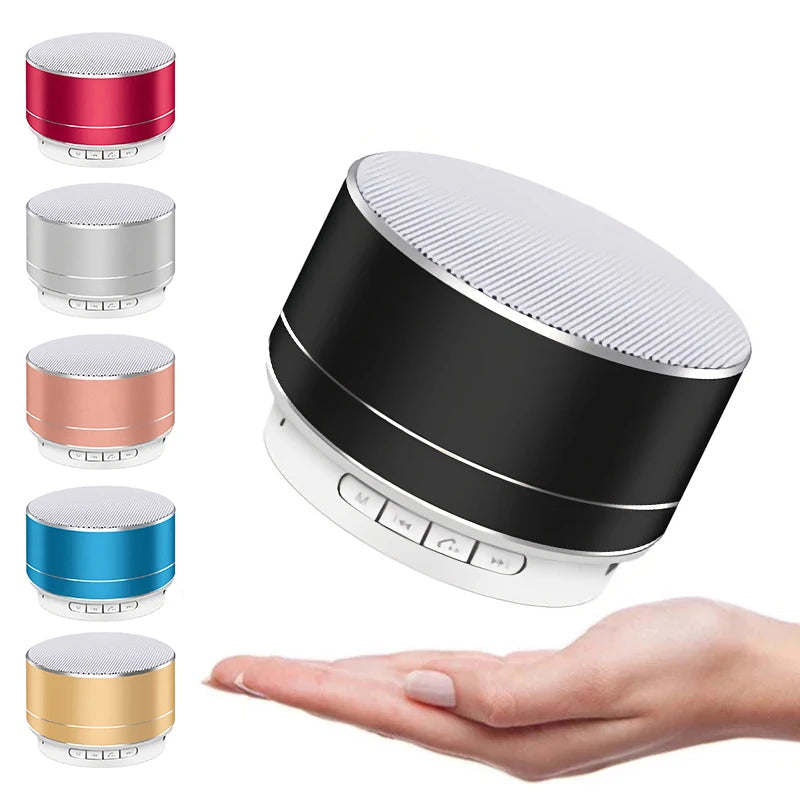 Caixa de Som A10 Bluetooth Metálica Compacta e Potente