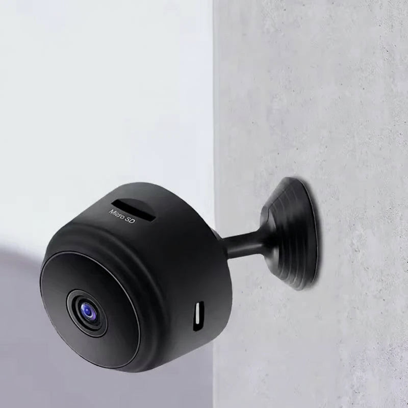 A9 mini câmera 1080p Wi-Fi para visualização remota com monitoramento discreto e visão noturna para segurança residencial