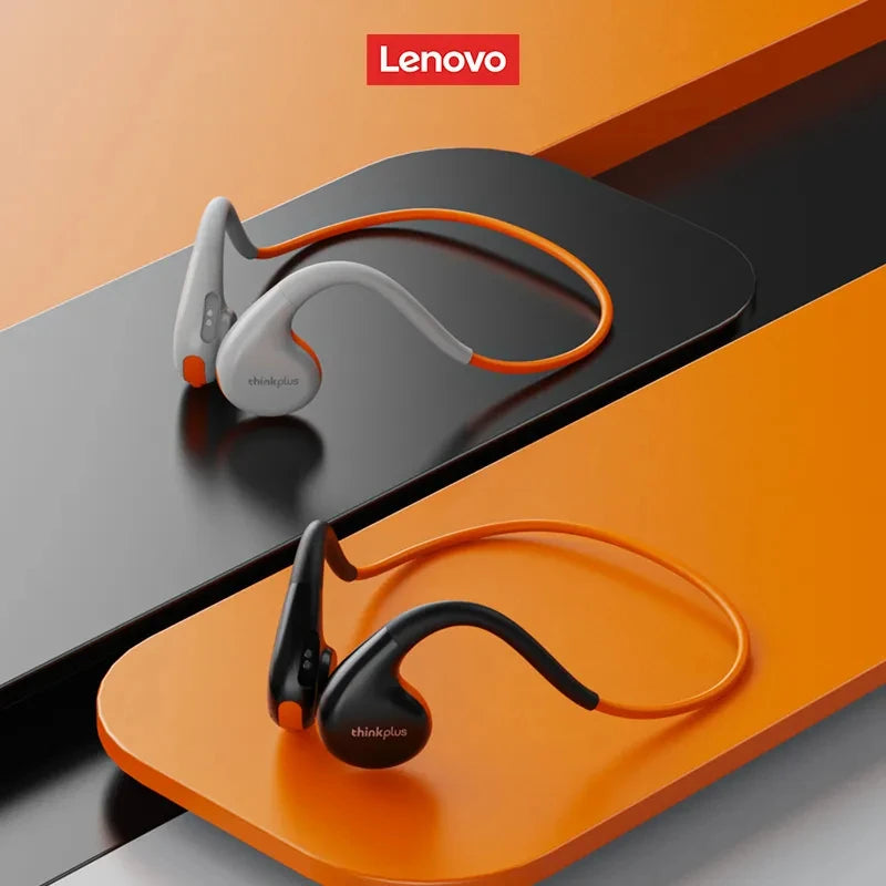 Lenovo X7 condução de ar Bluetooth 5.3 esportivo IPX5 10 h microfone baixa latência drivers 16 mm conforto seguro para correr e pedalar