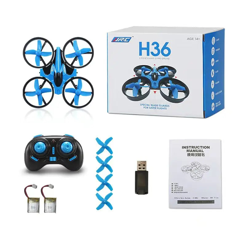 Mini Drone JJRC H36 com Flips 360° e Voo Indoor Fácil