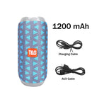 T&G TG117 Caixa Bluetooth 5.3 IPX com Rádio e Cartão TF