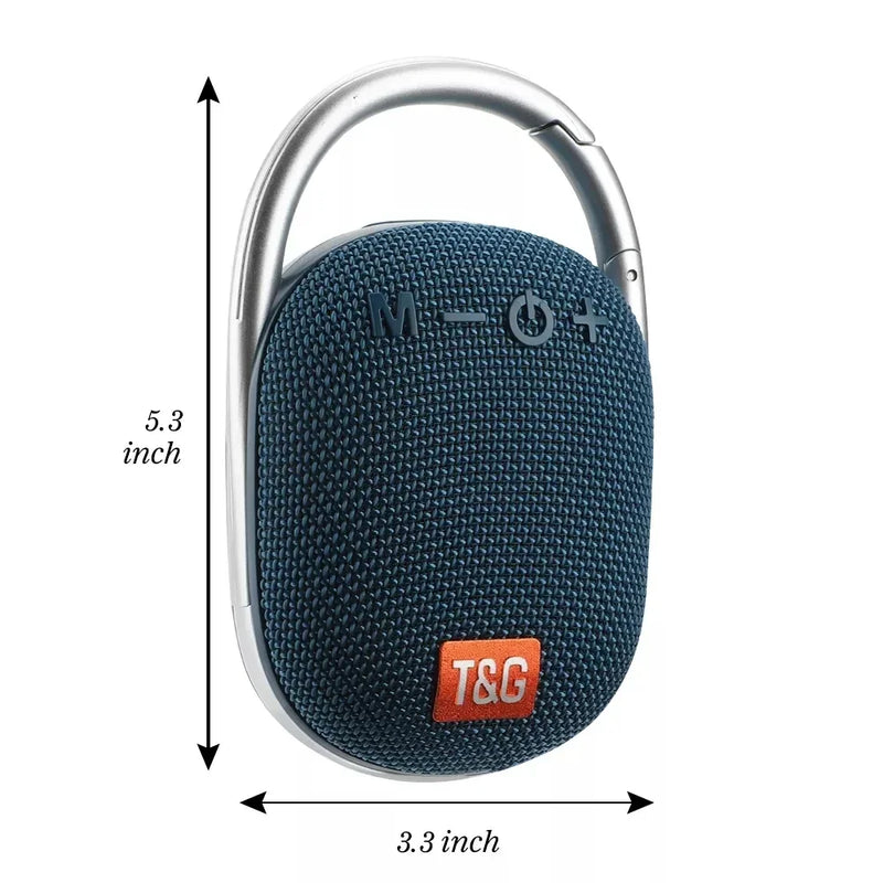 TG321 caixa de som Bluetooth 5.3 com TWS LEDs FM USB TF 5 W IPX à prova d’água mini woofer portátil para festas em qualquer lugar