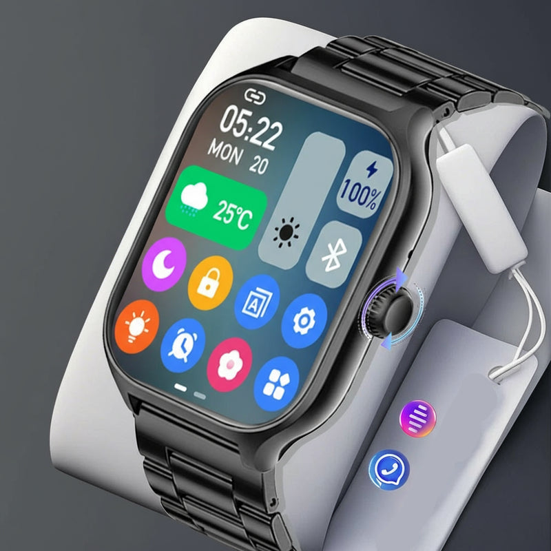 Smartwatch UXEX 2.01” Bluetooth 5.1 com Saúde Total