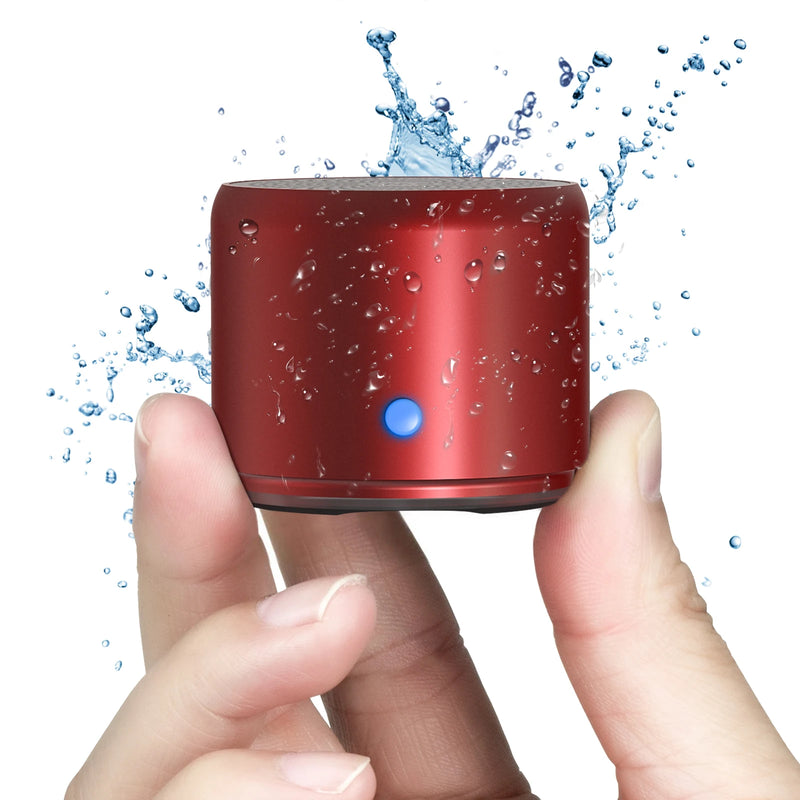 EWA A106 Pro mini caixa de som Bluetooth 5.0 IPX7 com radiador de graves metal ultracompacto estojo de viagem som potente no bolso