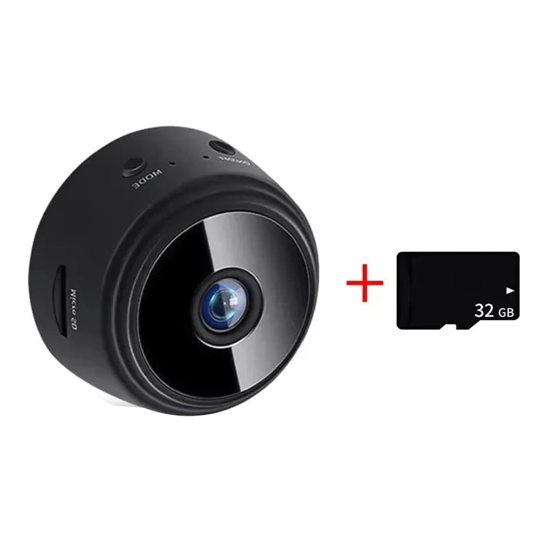 Câmera Mini Wi-Fi 1080p com Visão Colorida e Gravação