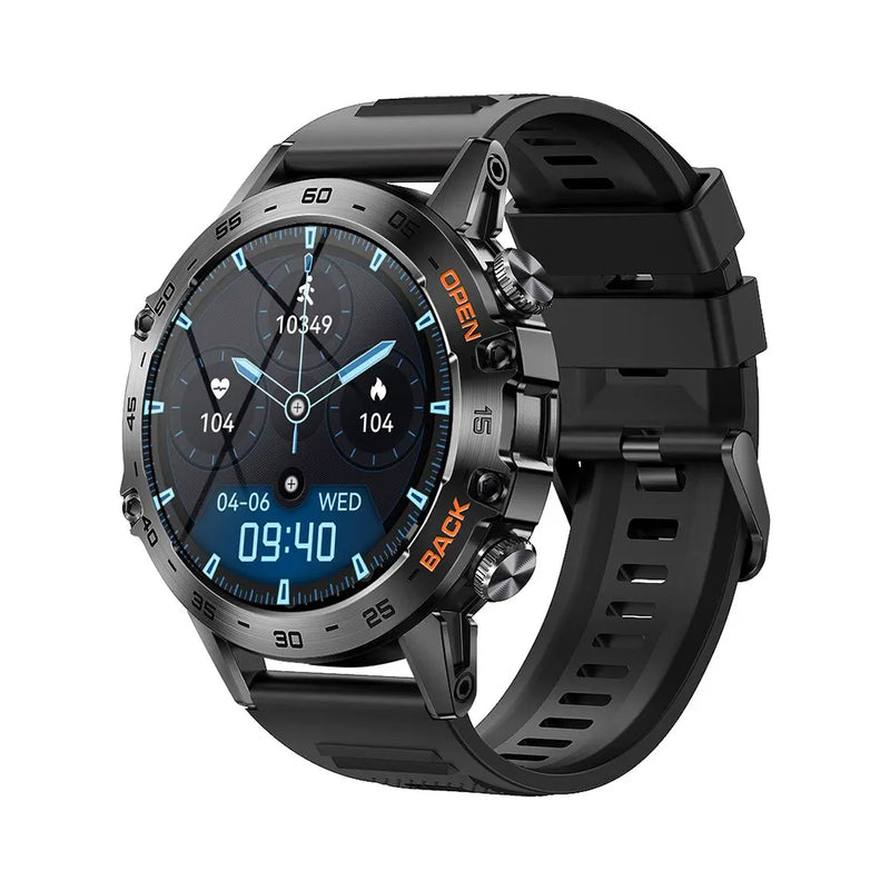 Smartwatch MEVADEN MD52 Aço Inoxidável, Tela 1.39” Chamadas Bluetooth e 100+ Modos Esportivos